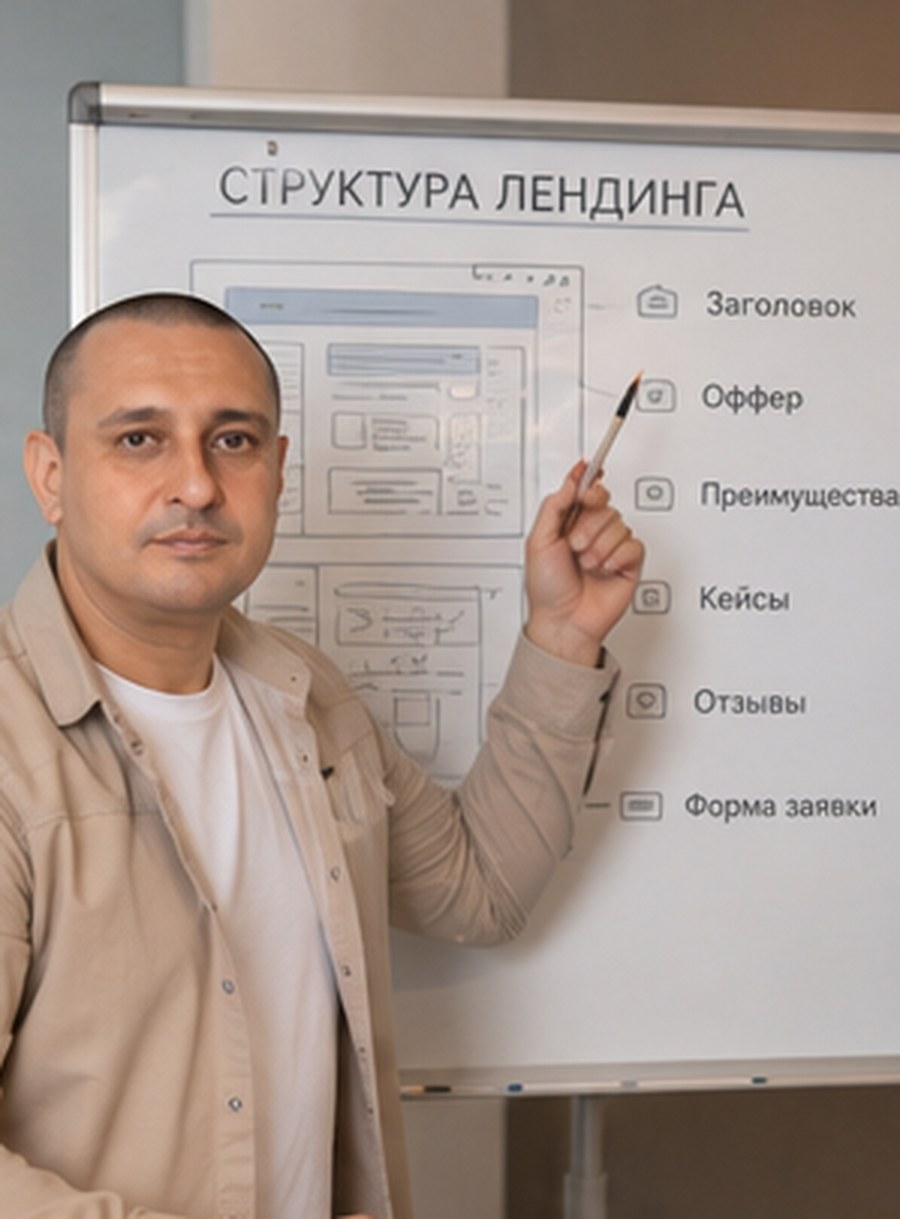 Структура лендинга для услуг